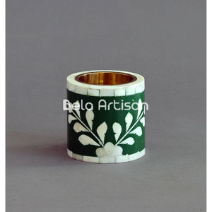 Negro Floral Redondo Bakhoor Quemador Hueso Incrustación Elegancia Aromático Acero Inoxidable - Product Image 4