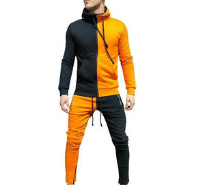 Vêtements de sport survêtement à blocs de couleurs pour hommes femmes survêtement bicolore costume de jogging ensemble pour hommes survêtement pour femmes AT SAMMY WEARS - Product Image 5