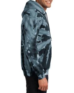 OEM Custom Wholesale Oversized Tie Dye Pullover Fleece <b>Hoodie</b> for <b>Men</b> hooded warm tie dye sweatshirt <b>red</b> and black - Product Image 2