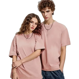 9.9oz 280gsm High Quality Blanks <b>Oversized</b> Heavy <b>T</b>-<b>shirt</b> for Men Y2k Short Sleeve Tee Cotton Solid Color Trend Custom Size - Product Image 1