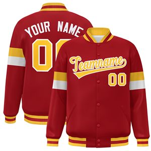 Man Jackets Custom High Quality Baseball Jackets Men's Embroidered Vintage Unisex Versity Baseball Jackets - Product Image 3