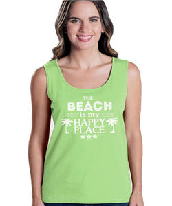 Débardeur côtelé mince pour femmes, débardeur personnalisé pour dames, dos nageur, impression numérique 100% coton, tricot respirant, vente en gros - Product Image 5