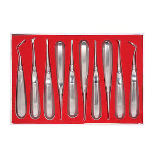 10 Uds elevador de raíz Dental instrumentos de ortodoncia Kit de extracción de raíz de aflojamiento de dientes por amrid quirúrgico - Product Image 1