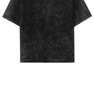 Camisetas de Hombre 100% Algodón Tejido, Lavado Ácido, Lavado a la Piedra, Oversize, Desgastadas, de Alto Gramaje, Estilo Vintage Personalizado - Product Image 5