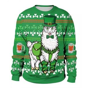 Pulls à capuche 3D de haute qualité pour hommes, pulls d'impression sublimés bon marché à la mode - Product Image 6