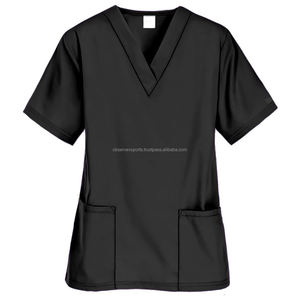 Ensembles d'uniformes d'allaitement pour femmes hommes ensemble de gommages uniformes d'infirmière pour hôpital médecin haut et pantalon avec plusieurs poches - Product Image 2