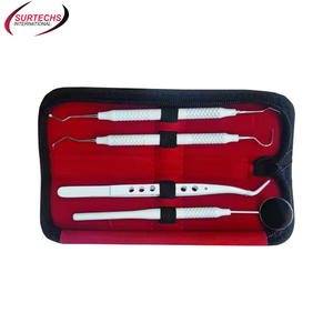 Kit d'examen dentaire de base certifié CE, ensemble de diagnostic dentaire manuel, classe III, réutilisable, garantie 1 an - Product Image 5