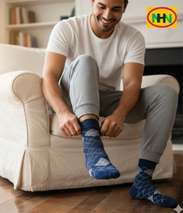 Calcetines Deportivos de Algodón Personalizados al por Mayor para Hombre y Mujer, de Secado Rápido, Compresión, Diseño de Logotipo Impreso Digital BD - Product Image 2