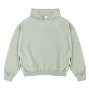OEM Wholesale Heavyweight Oversized <b>Hoodie</b> for <b>Men</b> | Hip Hop Streetwear 100% Cotton Fleece Blank <b>Hoodie</b> with Custom Logo - Product Image 3