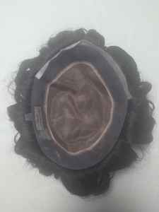 Autrichien Taz Hair Bangladesh Perruque de toupet de cheveux humains mono de qualité supérieure avec corps naturel et styles de vagues profondes Prothesis - Product Image 2