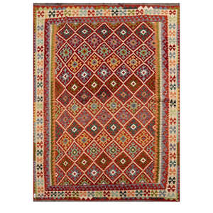 Maimana Afghanistan Kilim <b>Rug</b> 338 X 250 cm <b>Area</b> <b>Rugs</b> & <b>Sets</b> - Product Image 1