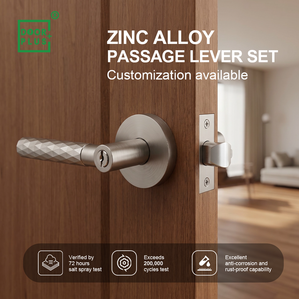 Doorplus American Entry Door Lock Australian Style Knurled Diamond ...