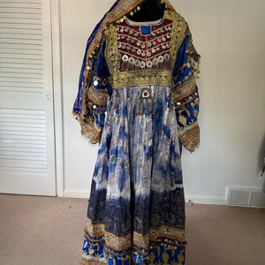 Superventas último vestido largo Kuchi estilo afgano vestidos de mujer diseño de bordado Simple con decoraciones de botones de encaje de diamantes - Product Image 4