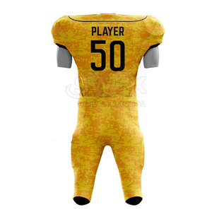 Uniforme de football américain respirant et facile à porter, uniforme d'équipe de football américain en stock - Product Image 2