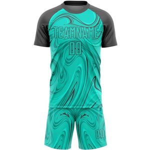 ชุดฟุตบอลและชุดกีฬาสโมสรแบบกำหนดเอง ชุดฟุตบอลราคาถูกแบบดั้งเดิม ชุดฟุตบอลแบบซับลิเมชั่นพร้อมโลโก้แบบกำหนดเอง OEM - Product Image 5