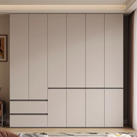 Armoire et penderie en bois au design personnalisable, directement de l'usine, pour appartement et chambre d'hôtel