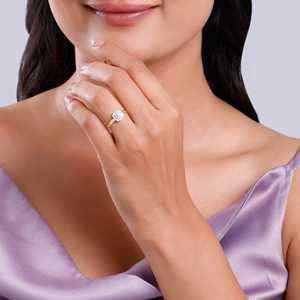 Giva heer คอลเลกชันทอง Glam แหวนเพชรปลูกในห้องปฏิบัติการ - Product Image 5