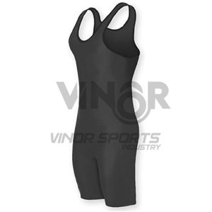 Personalizado Slim Fit Active Base Layers Singlet Hombres Athletic Supporters One Piece Cotton Jumpsuit Wrestling Sportswear - Product Image 1
