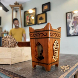 ชุดเตาเผาบาคูร์ไม้จันทน์หอมแบบมีสไตล์ ขายส่งราคาพิเศษ ผู้ส่งออกชั้นนำ ผู้จัดจำหน่ายที่ดีที่สุด โดดเด่นด้วยดีไซน์ลายมัสก์ - Product Image 2