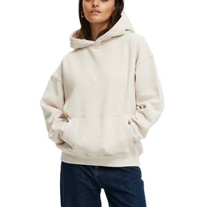 Vente en gros de sweats à capuche décontractés pour femmes tailles personnalisées style streetwear avec logo avant pour l'hiver - Product Image 5