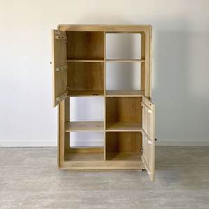 Étagère en bois de manguier Monaco Armoire de rangement artisanale en bois massif - Product Image 2