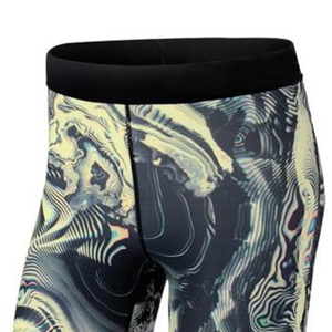 Breathable Lightweight Women's High Waist Knee-Length Anti-Bacterial Custom Logo Sublimated Sports Workout <b>Leggings</b> - Product Image 5