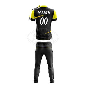 Ensemble d'uniformes de cricket pour hommes professionnels, de haute qualité, léger, matière respirante, design élégant, couleurs personnalisables - Product Image 6