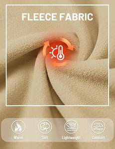 Chaqueta de invierno de talla grande para mujer, ligera, transpirable, Polar, con cierre de cremallera, bolsillos estampados, relleno de algodón para exteriores - Product Image 3