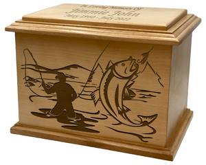 Urna Funeraria de Madera para Cenizas Humanas, Urna de Cremación para Amantes de la Naturaleza con Grabado, Urna de Madera para Fotos de Mascotas - Product Image 3