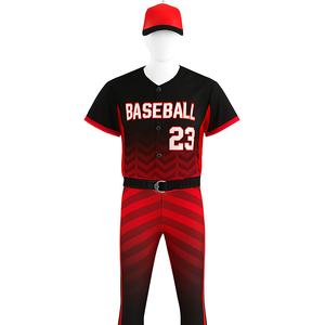 Camiseta de béisbol personalizada para hombre, estampado de rayas por sublimación, camisas y pantalones de béisbol en blanco, uniforme - Product Image 4