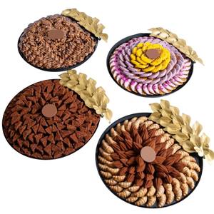 Bol de service à chocolat décoratif attrayant en métal blanc avec couvercle au design floral parfait pour tout meilleur prix spécial - Product Image 4