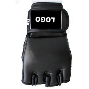 High Quality Custom Logo Leather MMA Gloves with <b>Hand</b> <b>Grips</b> and <b>Adjustable</b> Wrist Strap for Martial Arts and Boxing (Unisex) - Product Image 4