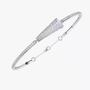 925 plata esterlina \ chapado en oro Iced Out Tennis Bracelet VVS Moissanite Diamond Hip Hop Jewelry para hombres y mujeres - Product Image 1