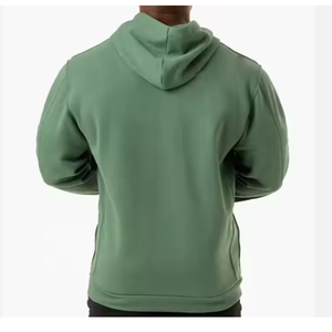 Haute qualité 300 gsm coton sweats à capuche hommes logo personnalisé poids lourd français éponge à capuche blanc sweat à capuche surdimensionné - Product Image 2