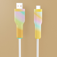 Manchon de protection pour câble de données, enveloppe spirale en silicone, protection anti-rupture pour connecteur