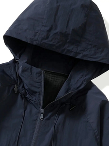 Veste coupe-vent pour homme de haute qualité 100% - Vêtement de rue d'hiver - Capuche - Imperméable - Antibactérien - Séchage rapide - Couleur et logo personnalisables - Product Image 6