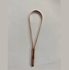 Limpiador de Lengua de Cobre Holístico para la Práctica del Cuidado Bucal Ayurvédico, Apoya el Bienestar Equilibrado y una Boca Limpia - Product Image 2