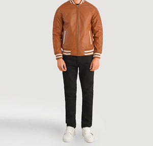 Exclusivo hecho a mano Letterman Bomber Jacket Classic American Style College Baseball chaqueta para hombres - Product Image 4