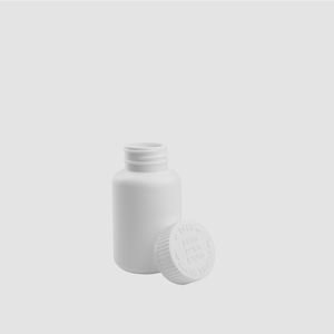 Plastic Push down and Turn Lid <b>Container</b> <b>Pill</b> Vitamin 80ml FROM VIETNAM MANUFACTURER WITH THE BEST LANDING COST Round M0360 - Product Image 3
