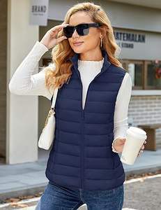 Venta Directa de Fábrica, Chaleco Acolchado con Cierre y Cuello en V, Personalizable, Transpirable, de Alta Calidad, para Hombre, Invierno, Casual - Product Image 6