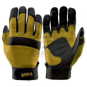 Guantes de béisbol PRO de cuero blanco con logotipo personalizado de alta calidad para adultos para guantes deportivos de pelota de posición de campo exterior - Product Image 6