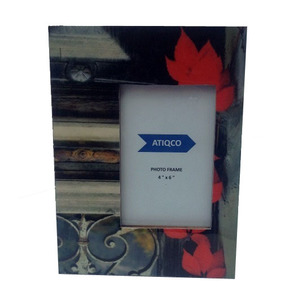 Superior craftsmanship Red Green Solid Wood Picture <b>Frame</b> Best Quality Creative Design for Family Display Home Decor Photo <b>Frame</b> - Product Image 5