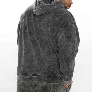 Offre Spéciale survêtement délavé à l'acide pour hommes couleur personnalisée meilleure qualité grande taille vêtements d'hiver dernier style de fabrication - Product Image 6
