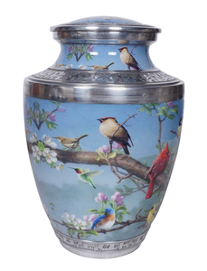 Urna de cremación de aluminio para cenizas, urna de cremación con acabado de imagen para adultos - Product Image 3