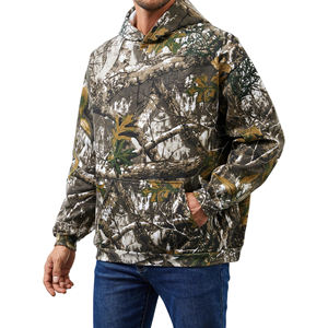 Sudadera con Capucha Personalizada para Hombre, Estampado de Camuflaje RealTree, para Caza, Jungla, Camping, Senderismo en el Bosque - Product Image 1