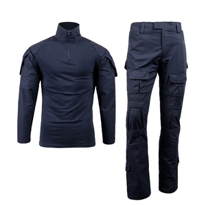 Uniforme de Entrenamiento de Seguridad de Camuflaje Azul Oscuro Unisex, Ligero para Verano, Novedad 2025 - Product Image 1