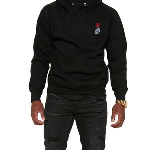 Comprar profesional transpirable personalizado bordado Logo Regular Fit French Terry Plain Men Heavyweight 100% algodón sudaderas con capucha para hombre - Product Image 2