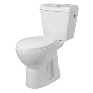 Vistaar Ensemble de toilettes en céramique à réservoir dissimulé en deux pièces Articles sanitaires à couplage étroit pour toilettes à domicile Lavage de l'eau - Product Image 6