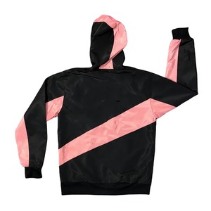 New Design Men Unisex New Design High Quality 100% Polyester Nylon Two Piece Hooded Zipper Windbreaker Short <b>Sets</b> - Product Image 4