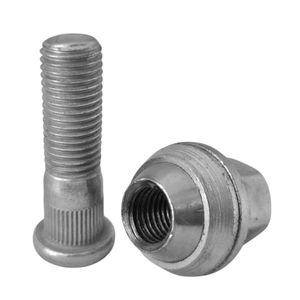 Kit de goujons de roue avant et arrière ECOSPORT avec écrou 2209 1 (4 pièces) Acier chromé zingué Pièces automobiles-EMBLEMAX K1262 3 - Product Image 1